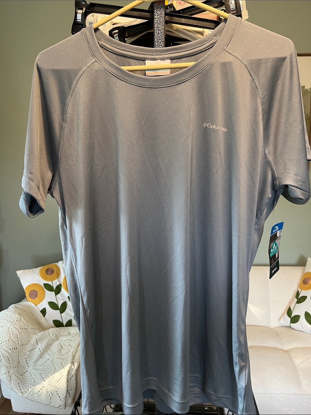 Columbia Short Sleeve Performance Tee - Light Gray